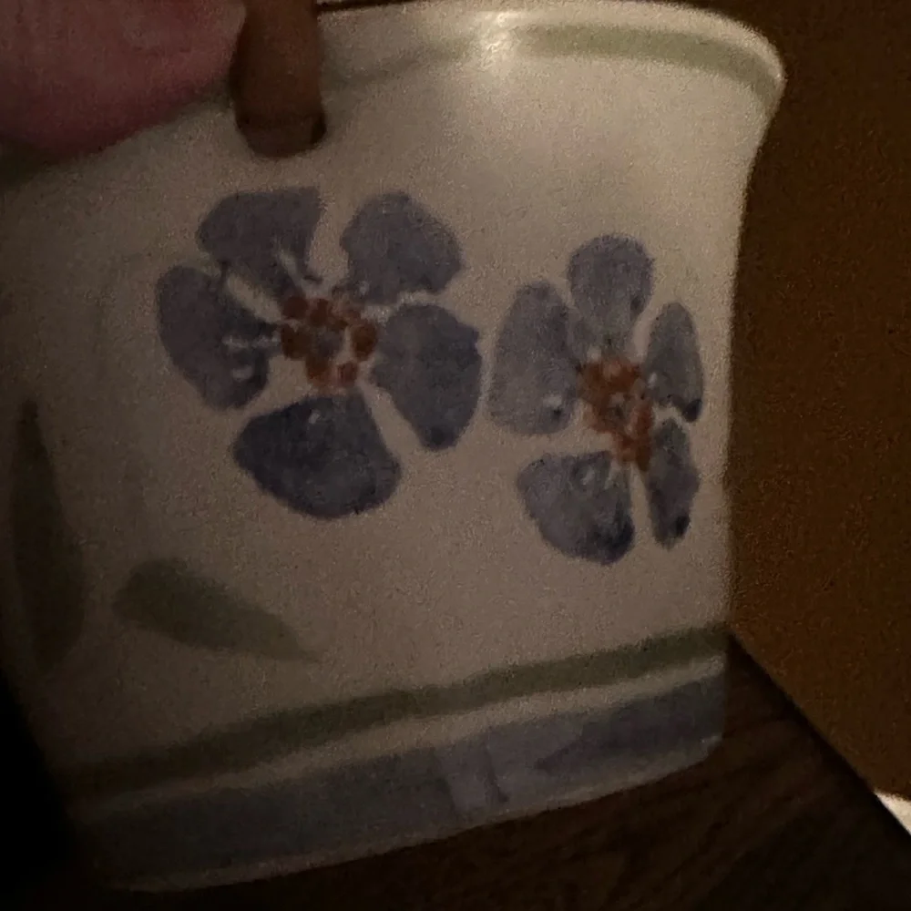 Handcrafted ceramic rustic farmhouse pottery basket and candlestick room accents